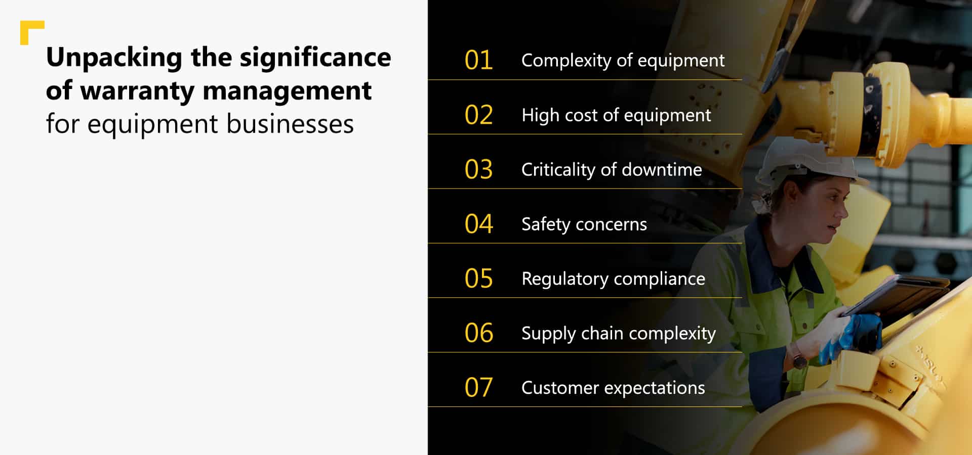 From inefficient protocols to optimized workflows: 7 reasons why equipment warranty management matters 5
