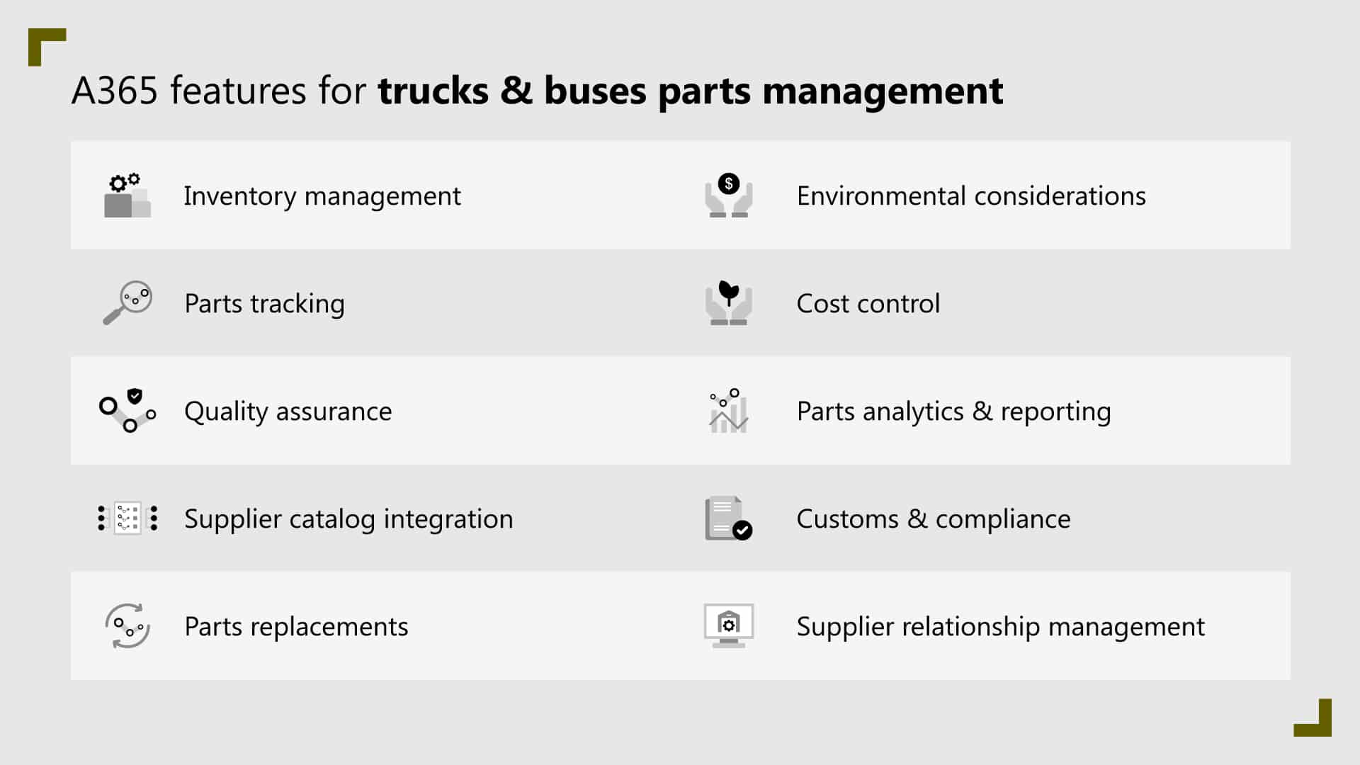 From inefficient handling to streamlined workflows: 7 key benefits of effective parts management in the trucks & buses industry