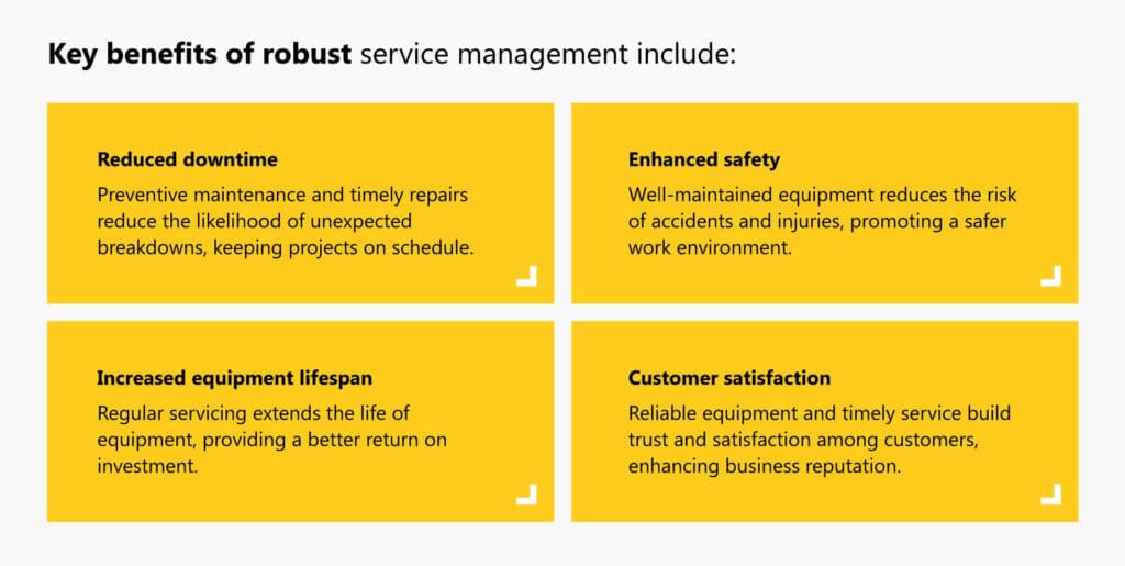 From reactive workflows to proactive processes: Optimizing equipment service management with A365  4