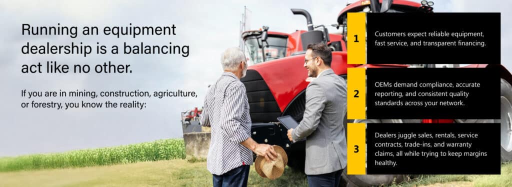 From disconnected dealer systems to integrated operations: How A365 powers smarter equipment dealer management  2