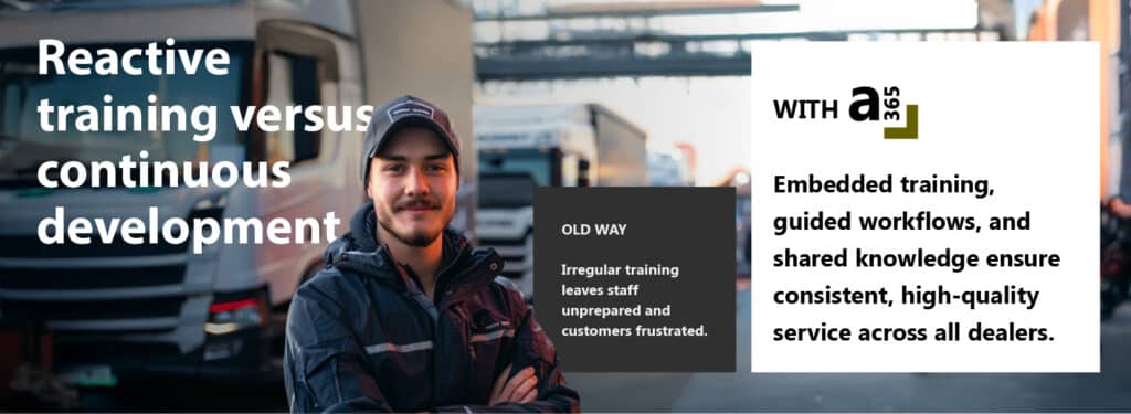 From dealer disarray to network excellence: 6 trucks and buses dealer management breakthroughs with A365 5
