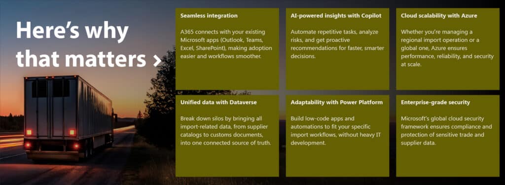 From risk and delays to predictable performance: Smarter import management for trucks and buses with A365 5