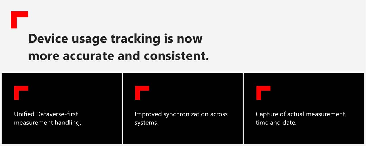 2. Device measurement improvements – March 2026 release highlights
