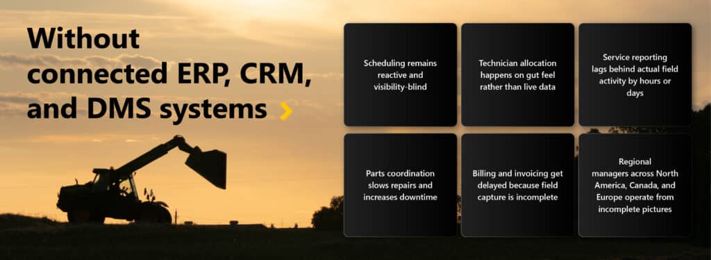 Why heavy equipment field service fails and how connected ERP changes everything 6